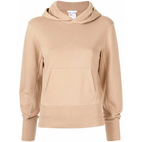 HELMUT LANG cotton-jersey hoodie sweatshirt SIZE M Women, XS Men - Picture 2 of 12